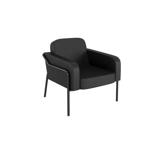 Fauteuil similicuir Medso rond - Taille L - Meet By Paperflow
