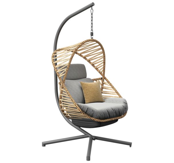 Fauteuil suspendu Banana naturel/graphite