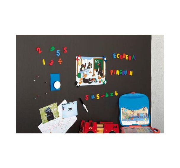 Ferflex revêtement mural magnétique adhésif pour aimant rouleau de 0.6x2 m.