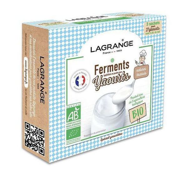 Ferment Bio pour yaourts natures