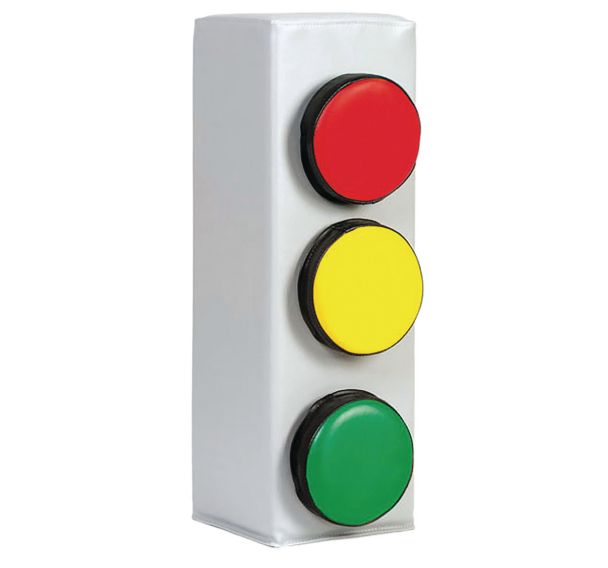 Feu tricolore en mousse