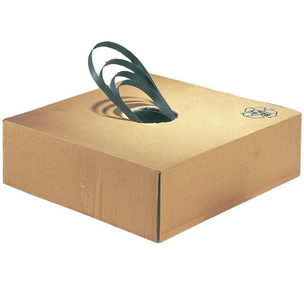 Feuillard polypropylène en boîte distributrice