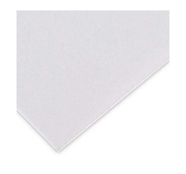 Feuille bristol 50 x 65, 224g blanc uni (Paquet de 10)