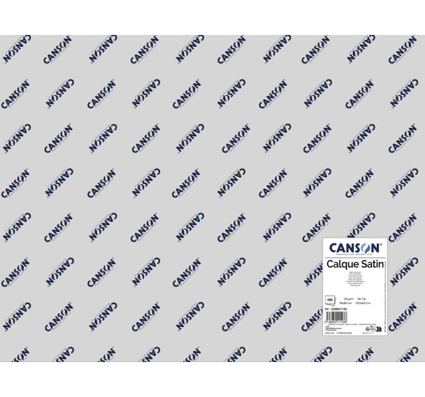Feuille de papier calque 50 g (Rame de 500)