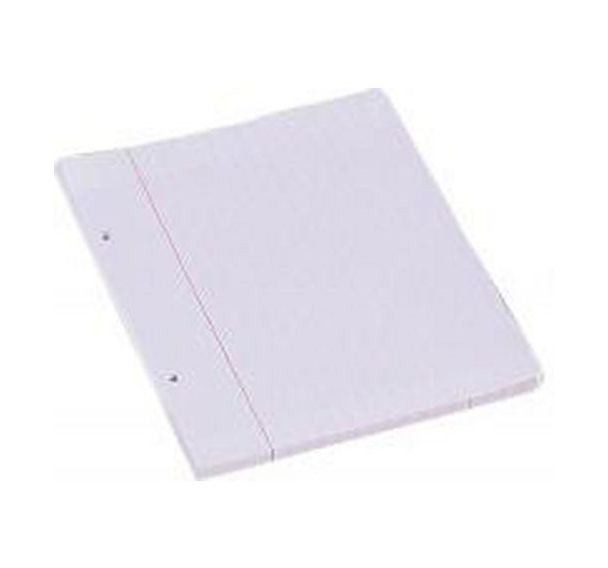 Feuillet recharge classeurs 90g 200 pages 17x22 cm seyes blanc (Etui de 100)