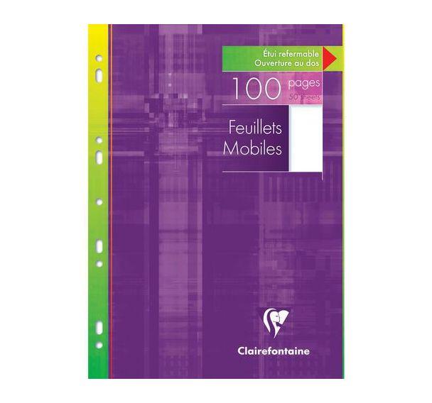 Feuillets mobiles sous étui A4 - Clairefontaine