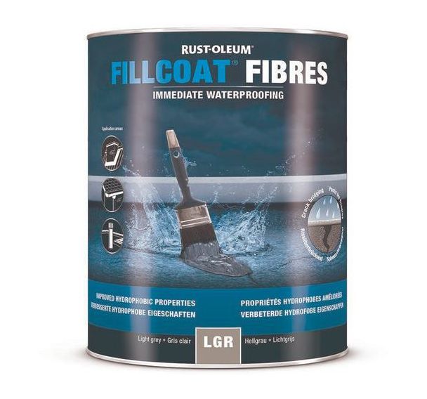 Fibres revêtement Fillcoat® étanche élastique renforcé - Rust Oleum