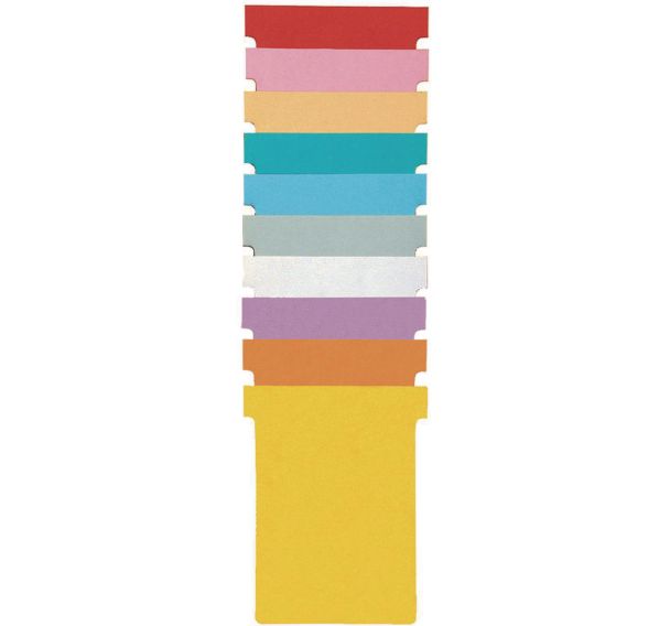 Fiches T - 5 lots de100 fiches - Indice 1,5 - Nobo