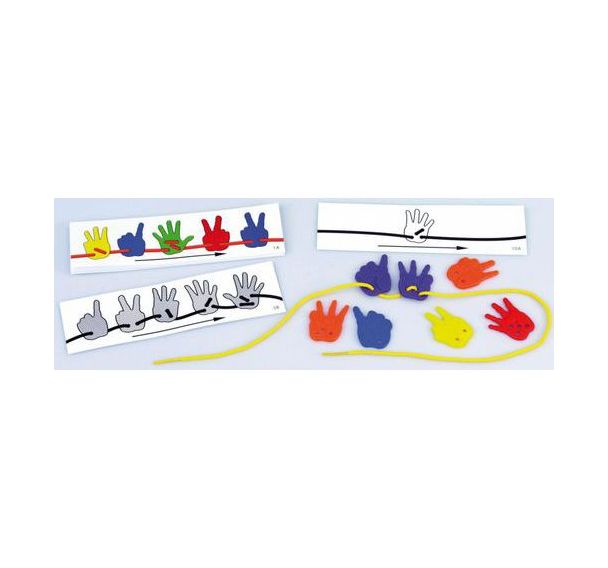 Fiches pédagogiques mains à lacer