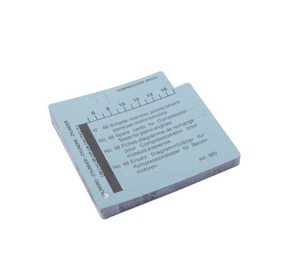 Fiches pour compressiomètre essence C-364D
