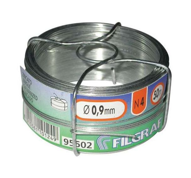 Fil galva 1.3mm Filgraf 8 z bobinot 50   ø80 mm