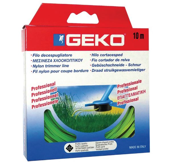 Fil nylon carré pour coupe bordure D.2.4mmx10m