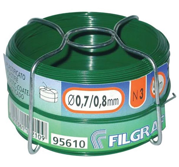 Fil plastifié vert Filgraf 5 bobine 50m ø80 mm