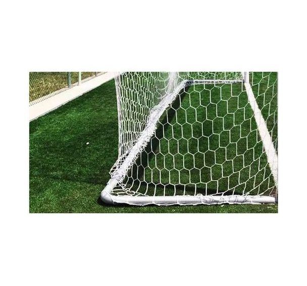 Filet de foot stade (box) hexagonale 4mm - blanc (l'unité)