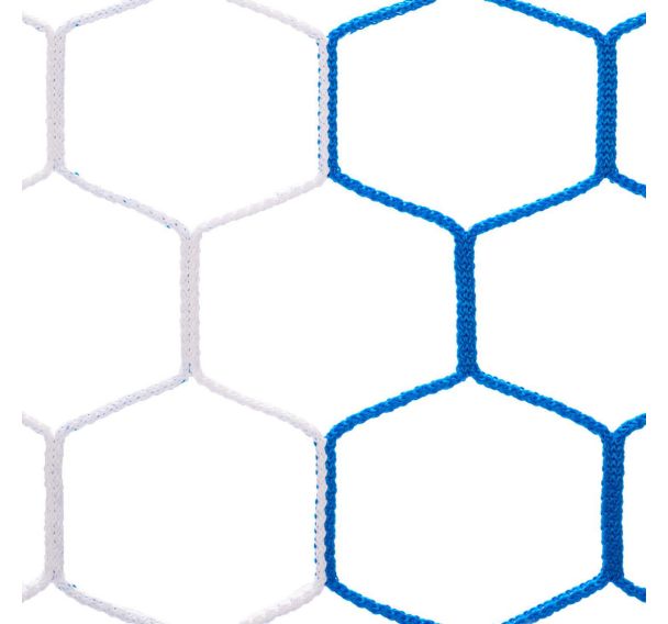 Filet de handball et futsal Huck PPhr 3,5mm maille hexagonale sans noeud à damier