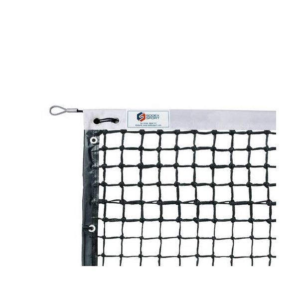 Filet de tennis compétition 4mm maille dbl sur 6 rangs