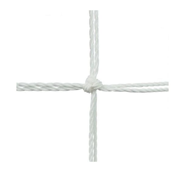 Filets de foot à 11 câblé 2mm maille double 145mm trapéz.