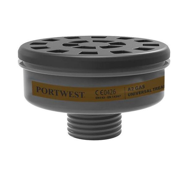 Filtre à gaz pas de vis universel - Portwest (Lot de 6)