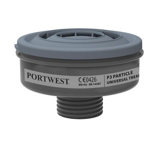Filtre à particules P3 pas de vis universel - Portwest (Lot de 6)