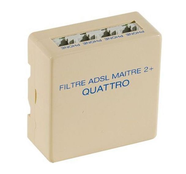 Filtre adsl maitre pour rail din