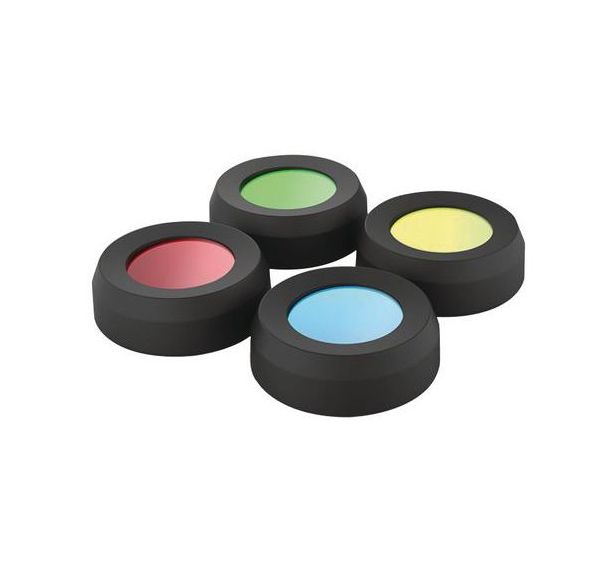 Filtres 4 couleurs pour lampes frontales