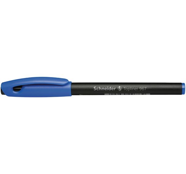 Fineliner - Topliner 967 - 0,4mm - noir/bleu - Schneider