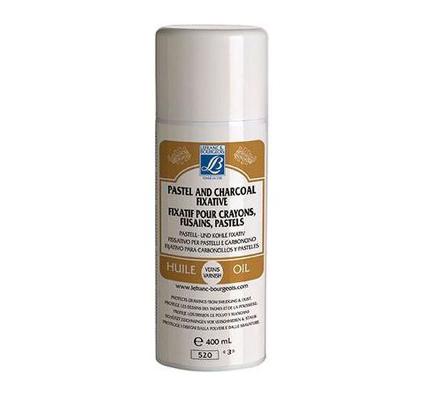 Fixatif pour pastels et fusains. bombe 400 ml. lefranc & bourgeois