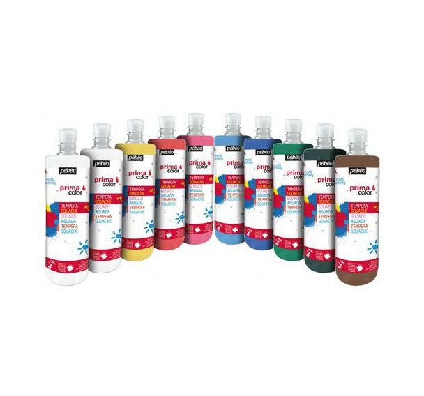 Flacon 1 litre primacolor gouache onctueuse - Pébéo