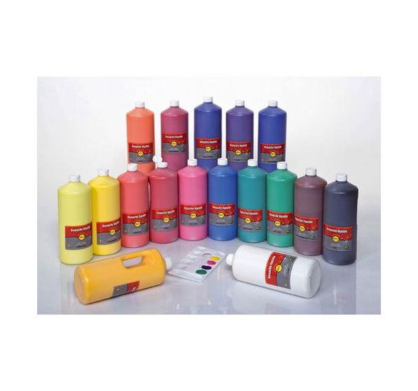 Flacon 2 litres gouache avec bec verseur - Pichon