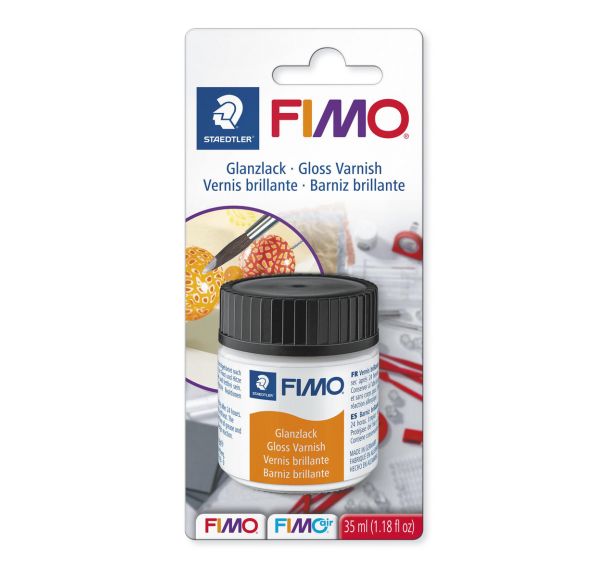 Flacon 35 ml vernis brillant fimo à base d’eau