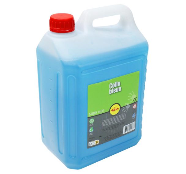 Flacon 5 litres colle bleue Pichon