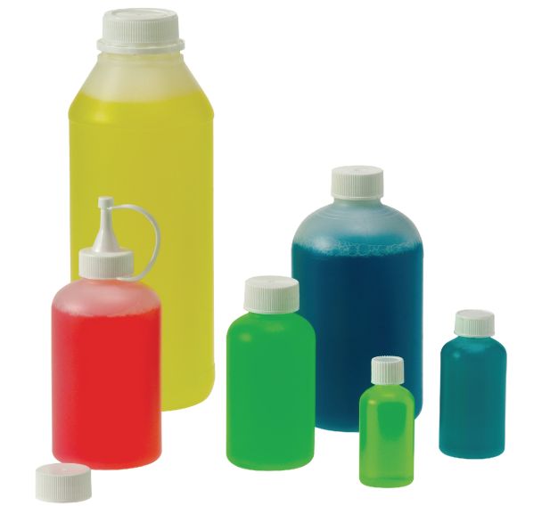 Flacon PEBD avec bouchon vissant – 27 à 1 000 ml