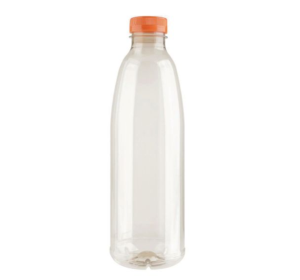 Flacon PET 250 mL à 1L et bouchon orange - Bunzl