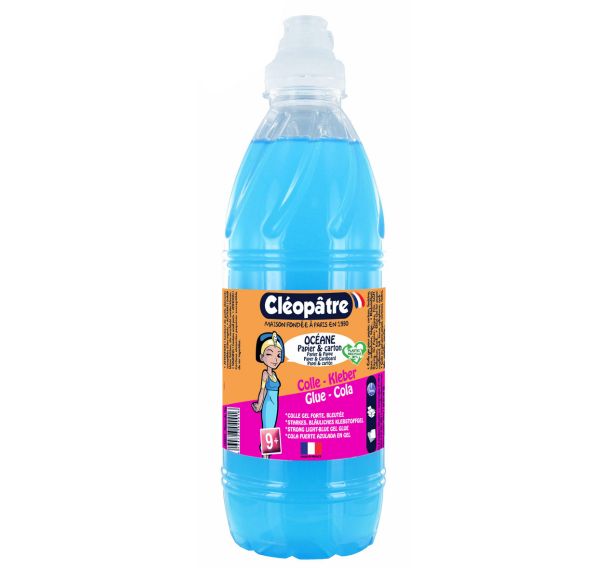 Flacon de 1 litre de colle océane bleue
