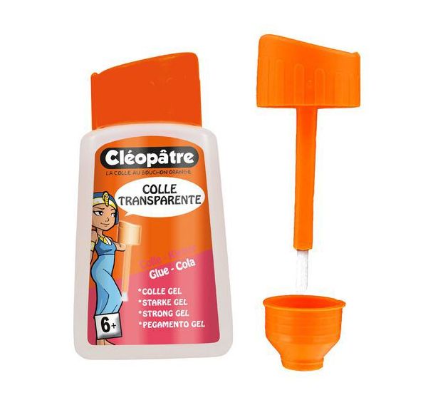 Flacon de colle liquide avec pinceau Cléopâtre 80 ml