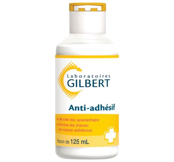 Flacon dissolvant pour pansement 125ml- Gilbert