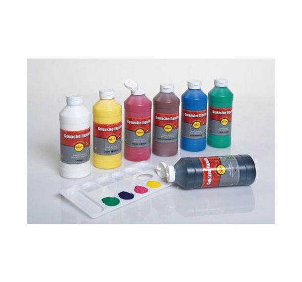 Flacon gouache liquide 500 ml avec bec verseur - Pichon
