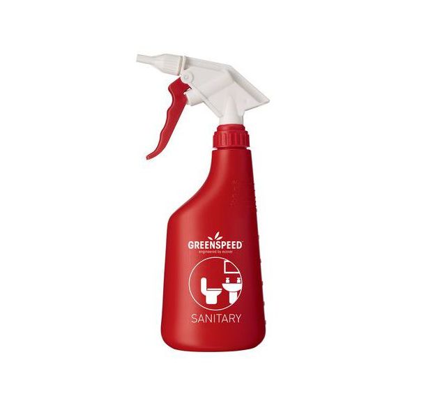 Flacon spray vide 650 mL pour sanitaire - Rouge