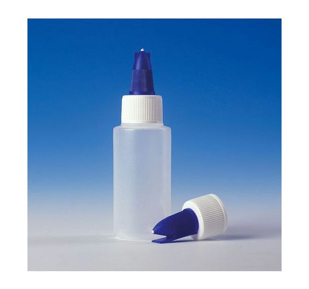Flacon vide, pour colle liquide (50 ml) avec applicateur (Sachet de 10)
