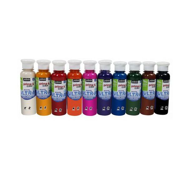 Flacons 150ml Primacolor ultra lavable (lot de 10)