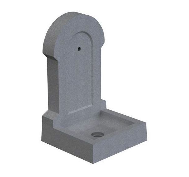 Fontaine béton -  Largeur: 54 cm