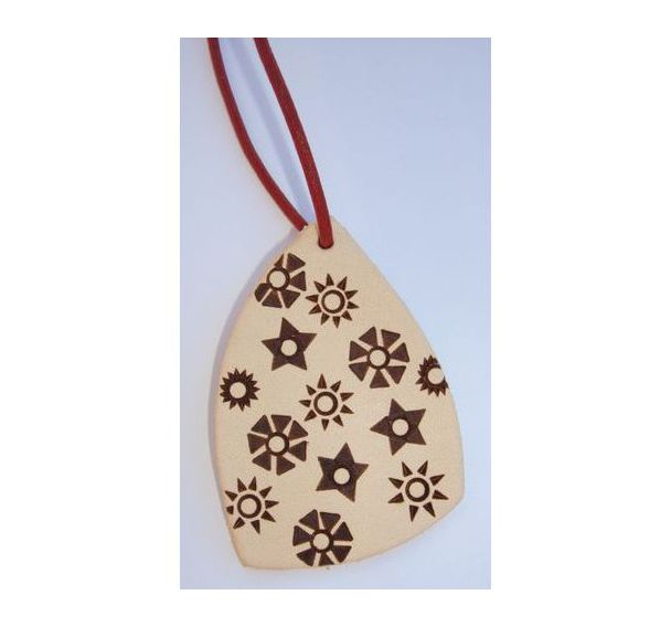 Forme pendentif en cuir (Lot de 15)