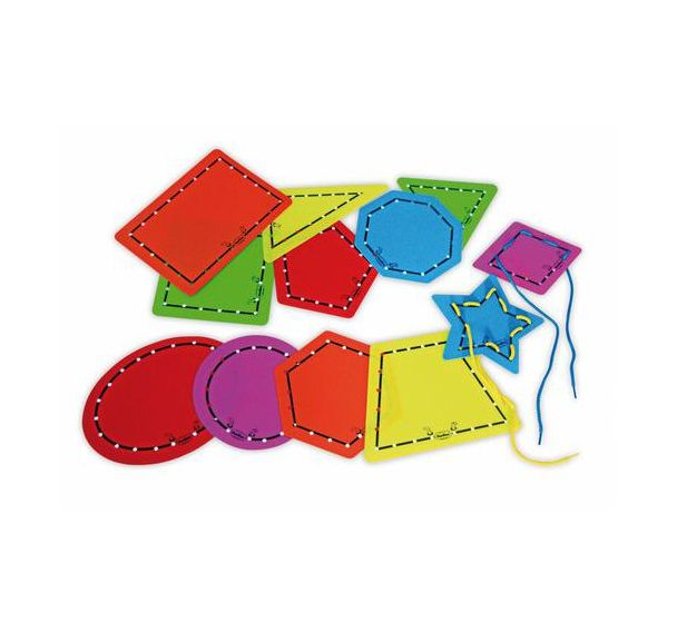 Formes géométriques à lacer