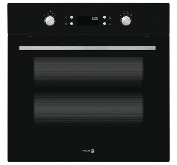 Four Pyrolyse - Noir - Multifonction air brassé - 65L - Fagor