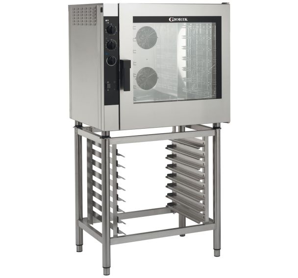 Four à convection électrique 7 niveaux GN1/1 - 2 vitesses avec humidificateur