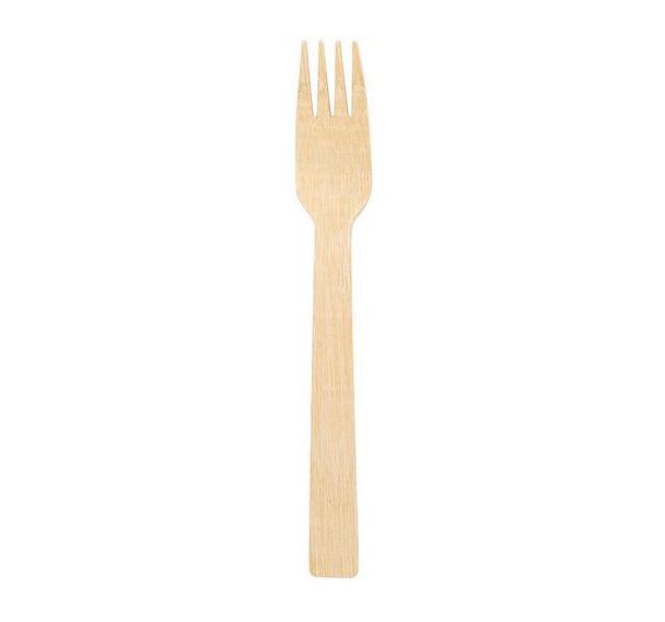 Fourchette en bambou - Lot de 100 - 17 cm