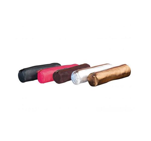 Fourre-Tout Rond Elba Cuir Teinte Assorti - (Pcb 12)