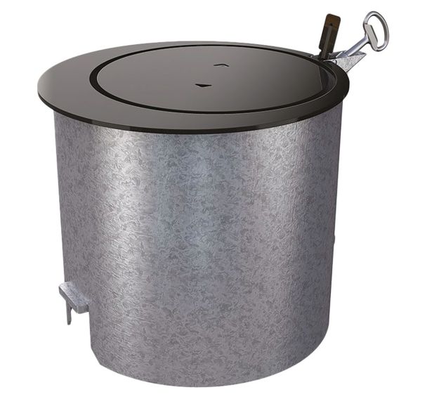 Fourreau verrouillable pour bornes acier - Procity