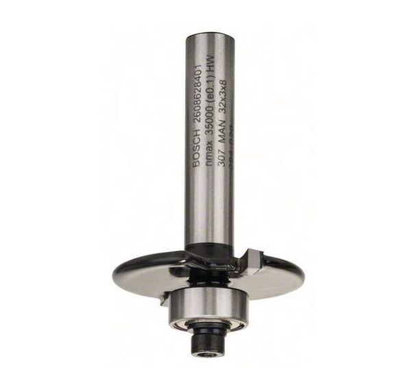 Fraises circulaires à rainurer avec roulement à billes, à deux tranchants, carbure