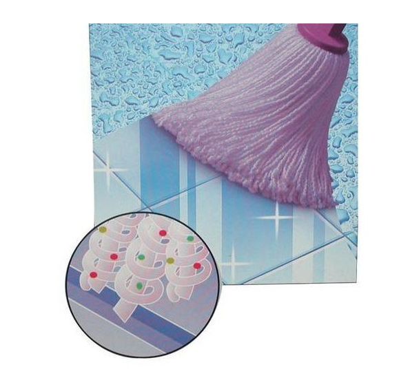 Frange de rechange microfibre avec adaptateur